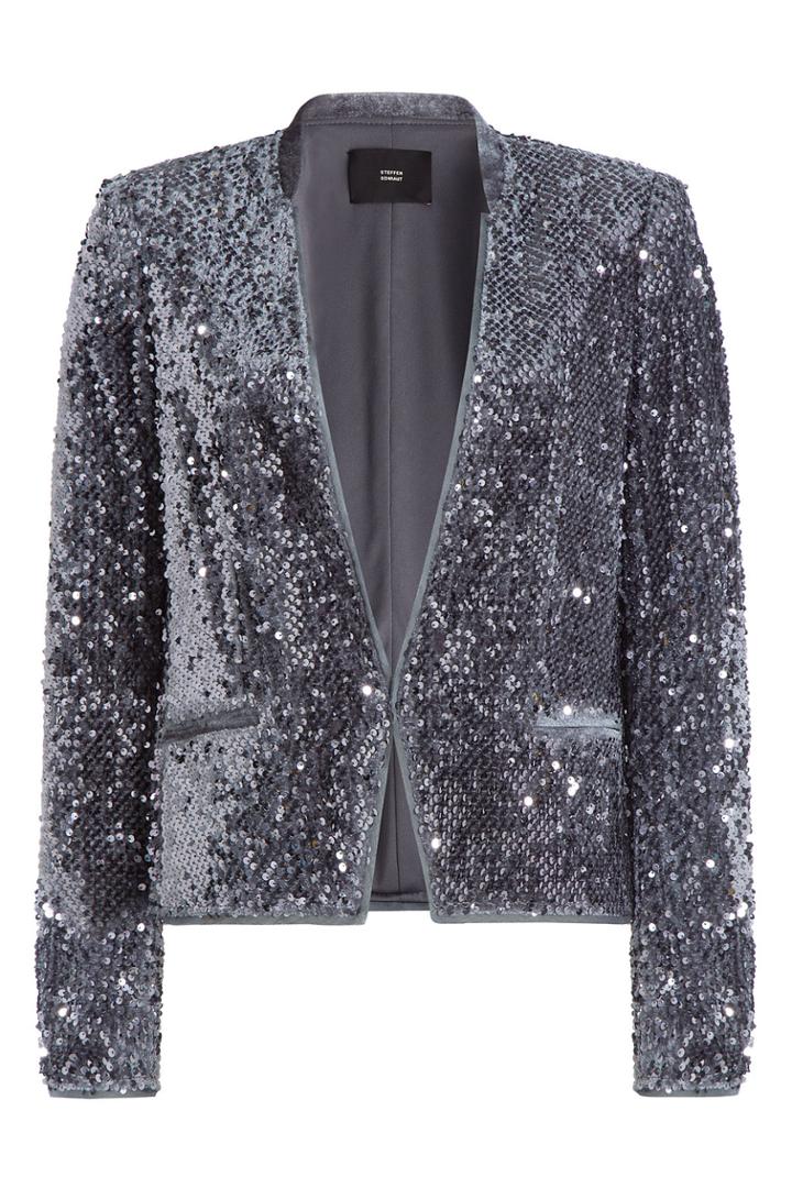 Steffen Schraut Steffen Schraut Tokyo Glam Blazer - Silver