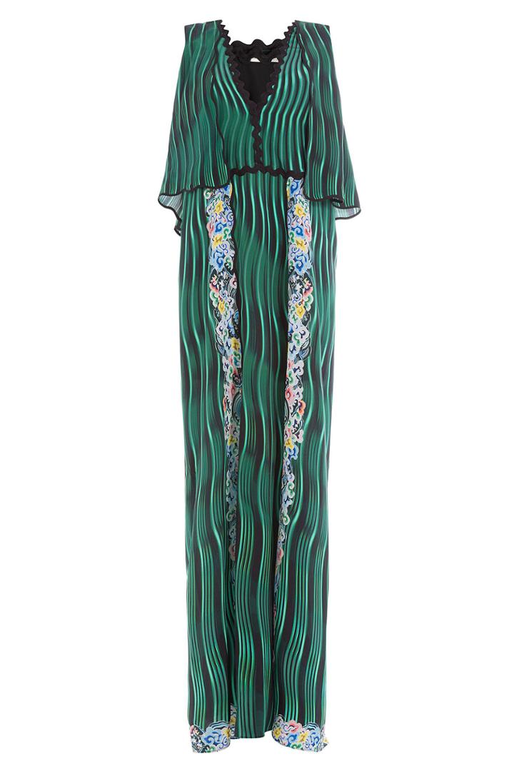 Mary Katrantzou Mary Katrantzou Printed Silk Maxi Dress