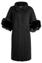Steffen Schraut Steffen Schraut Merino Wool Coat With Faux Fur
