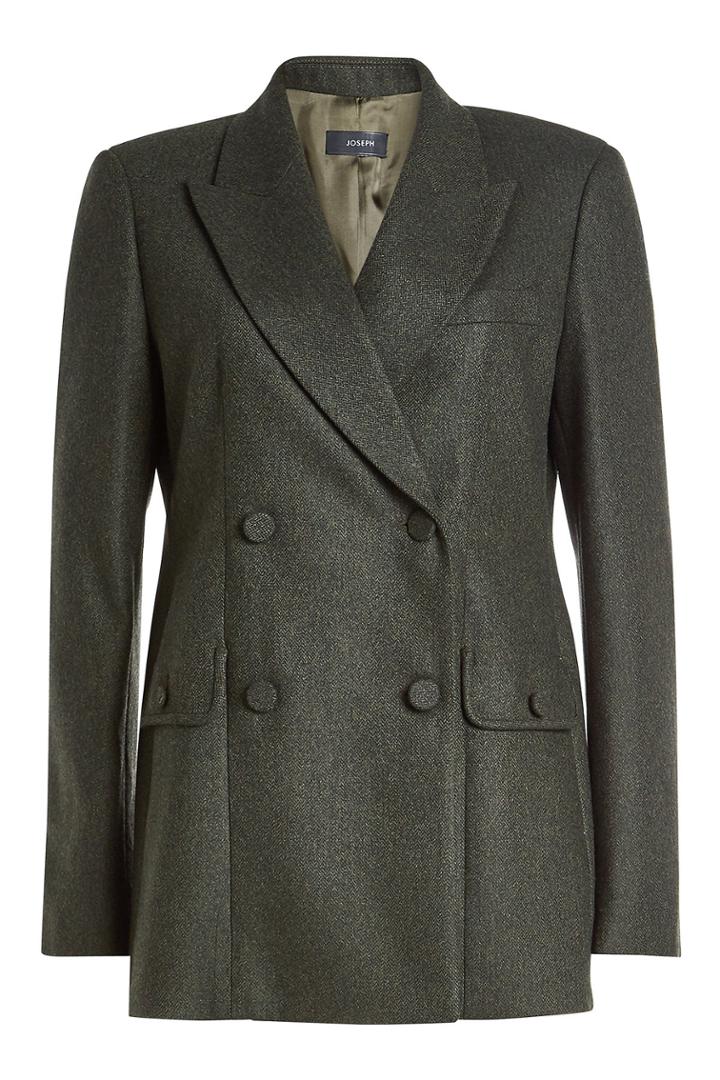 Joseph Joseph Moore Herringbone Blazer With Wool