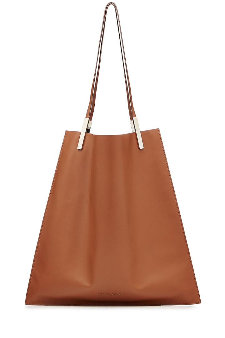 Victoria Beckham Victoria Beckham Leather Tote - Brown