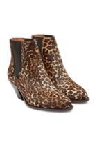 Golden Goose Golden Goose Sunset Printed Ankle Boots With Calf Hair