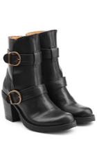 Fiorentini & Baker Fiorentini & Baker Leather Ankle Boots With Buckled Straps - Black