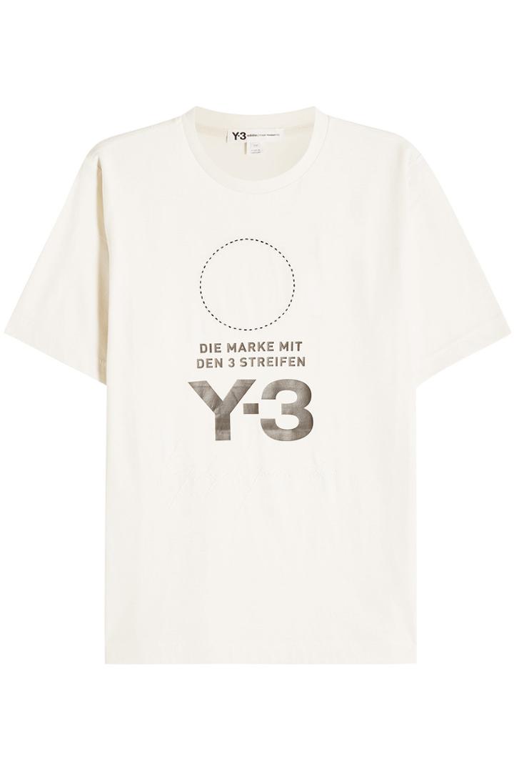 Y-3 Y-3 Printed Cotton T-shirt
