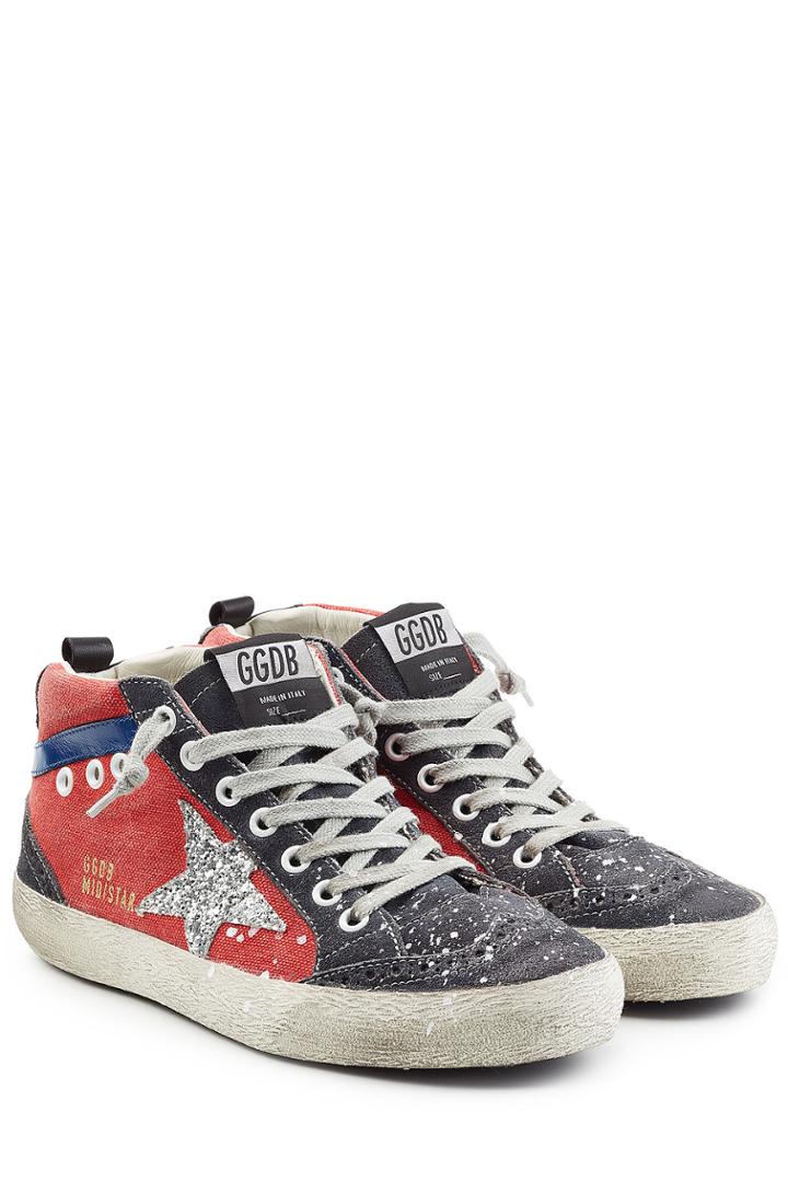 Golden Goose Golden Goose Canvas Mid Star Sneakers