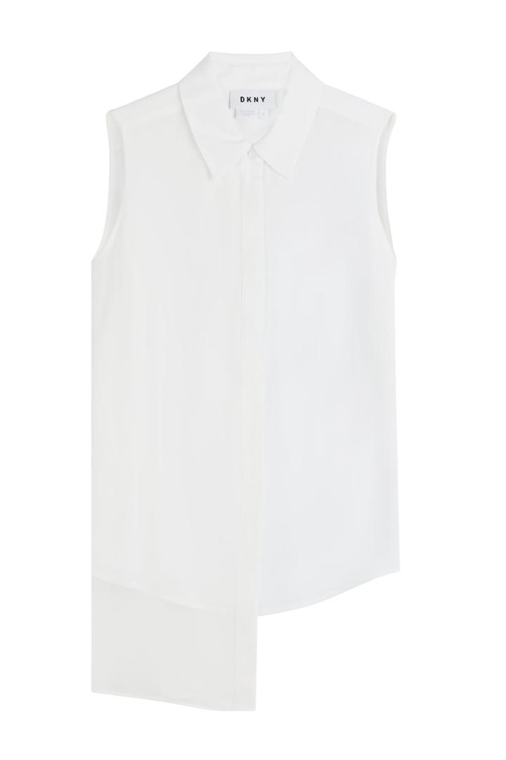 Dkny Dkny Asymmetric Sleeveless Shirt