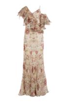 Alexander Mcqueen Alexander Mcqueen Printed Silk Dress
