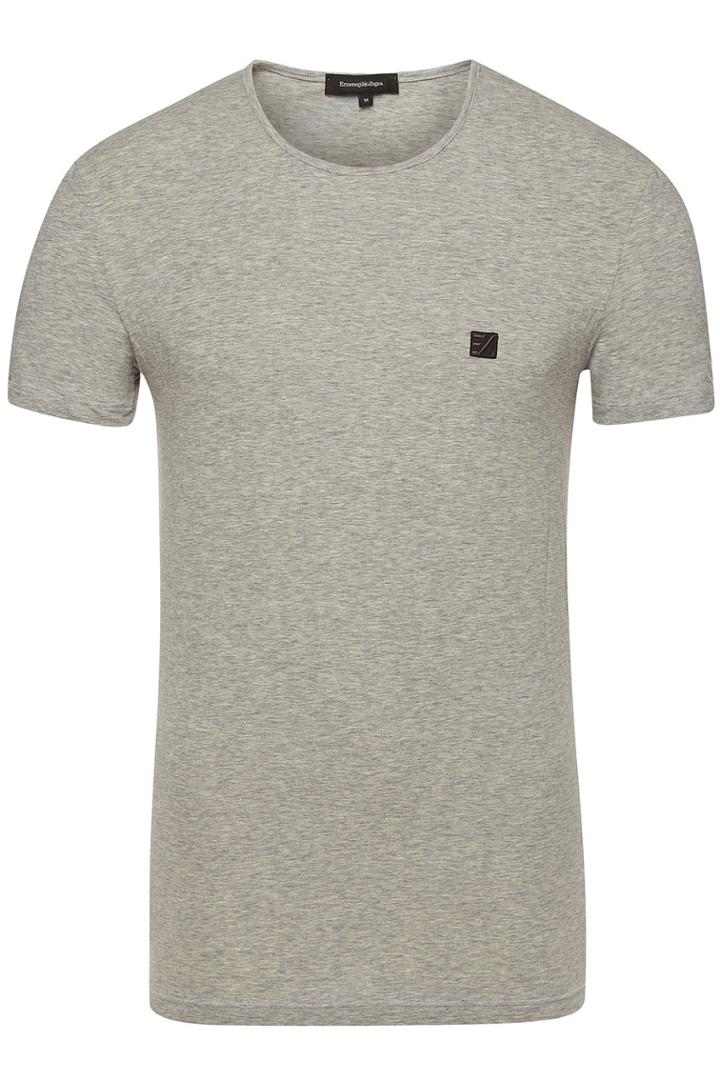 Ermenegildo Zegna Ermenegildo Zegna Stretch Cotton Round Neck T-shirt