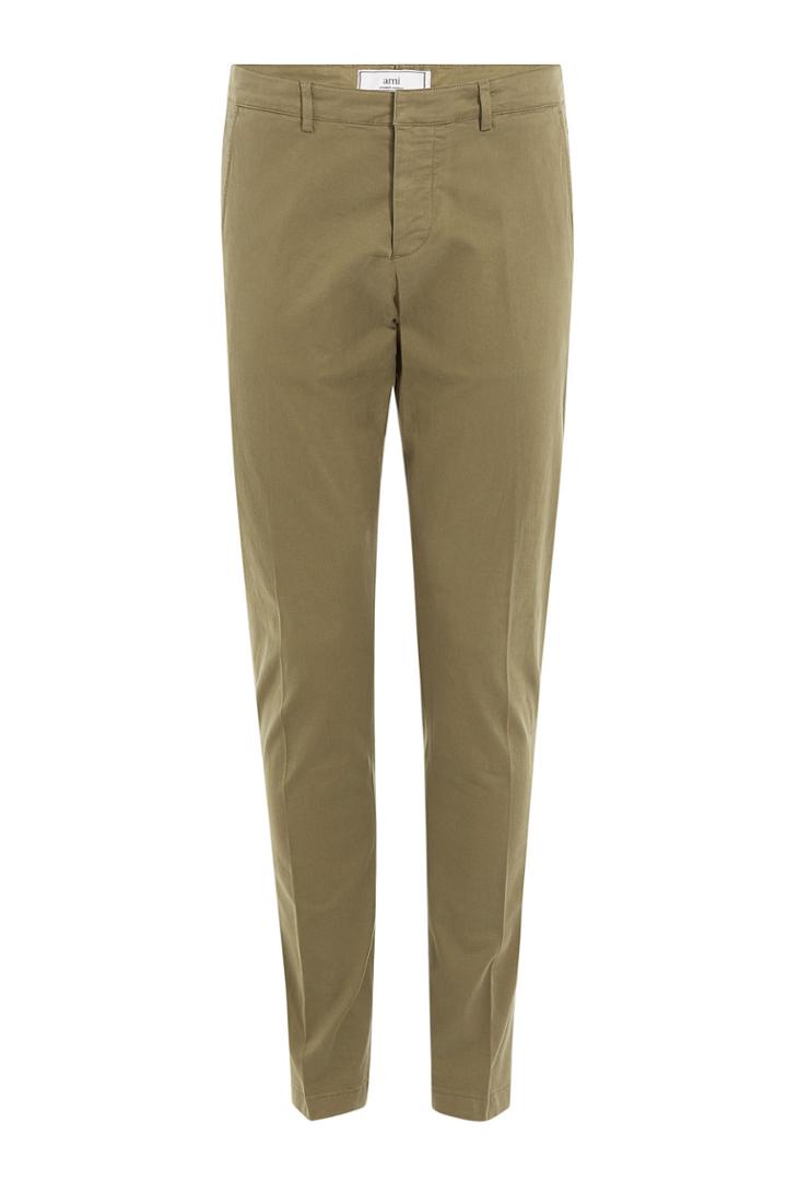 Ami Alexandre Mattiussi Ami Alexandre Mattiussi Cotton Pants - Green