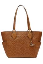 Diane Von Furstenberg Diane Von Furstenberg Textured Leather Tote - Brown