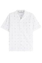 Ami Ami Embroidered Cotton Shirt - White