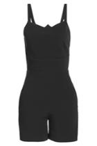 Roland Mouret Roland Mouret Tolverne Playsuit - Black