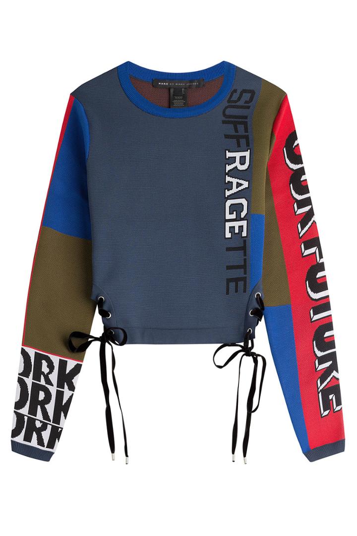 Marc By Marc Jacobs Marc By Marc Jacobs Printed Pullover With Lace-up Sides - Multicolored