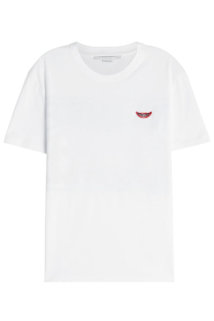 Stella Mccartney Stella Mccartney No Smile Cotton T-shirt