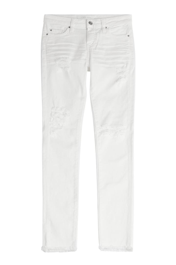 Iro Iro Distressed 7/8 Jeans - White
