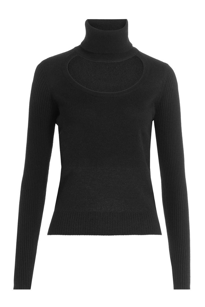 Diane Von Furstenberg Diane Von Furstenberg Wool-cashmere Turtleneck With Cutout
