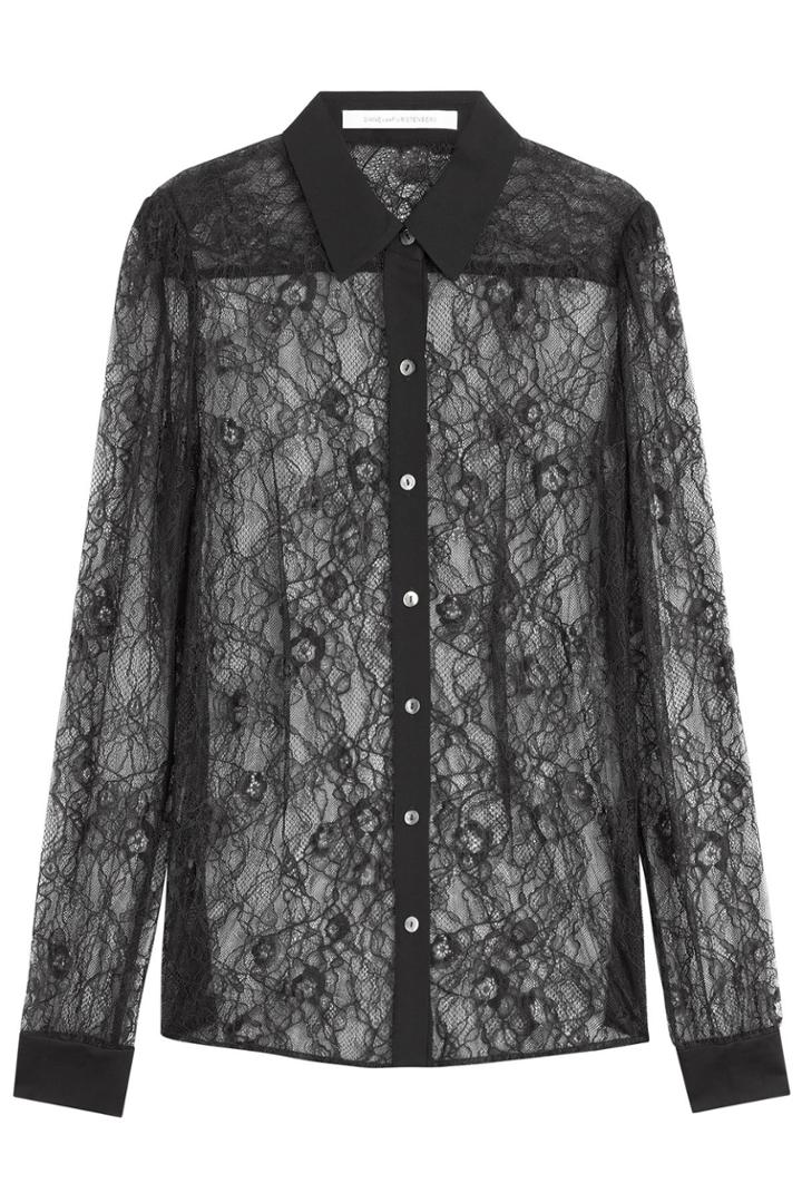 Diane Von Furstenberg Diane Von Furstenberg Lace Blouse