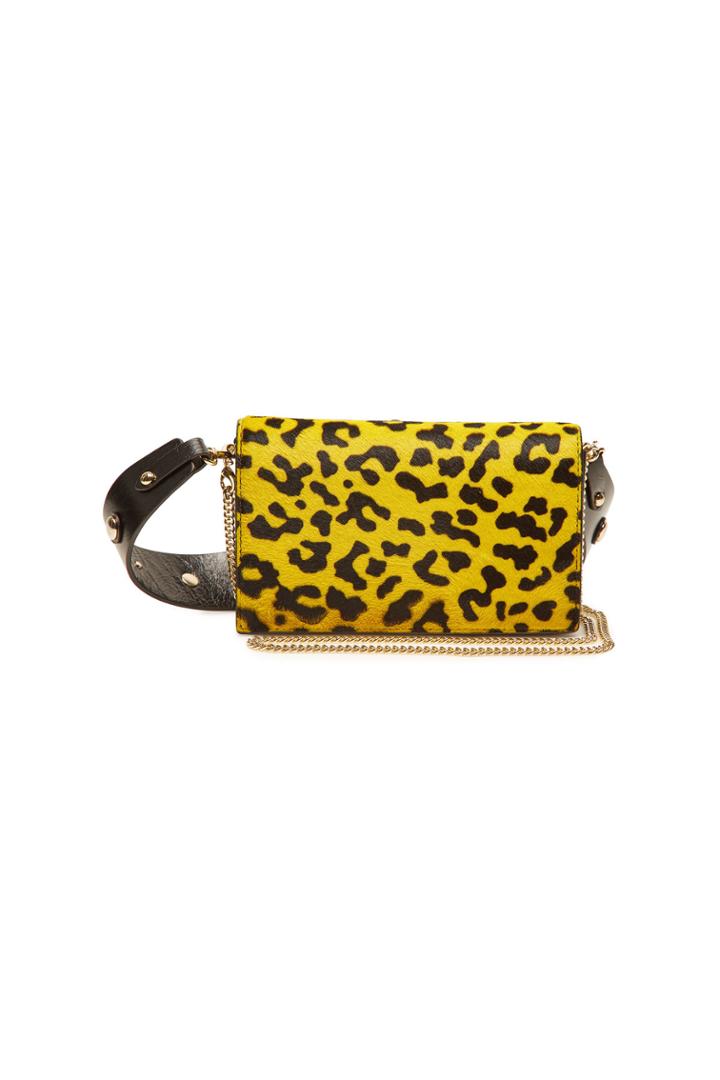 Diane Von Furstenberg Diane Von Furstenberg Soiree Crossbody Leather Handbag With Calf Hair