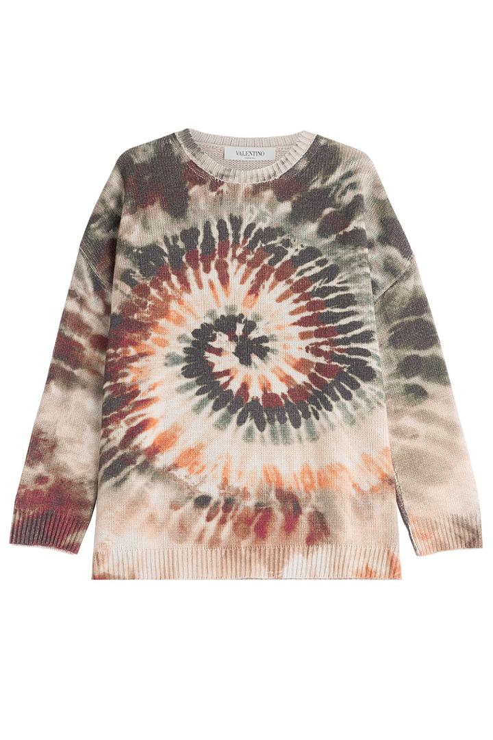 Valentino Valentino Tie-dye Cashmere Pullover - Multicolored
