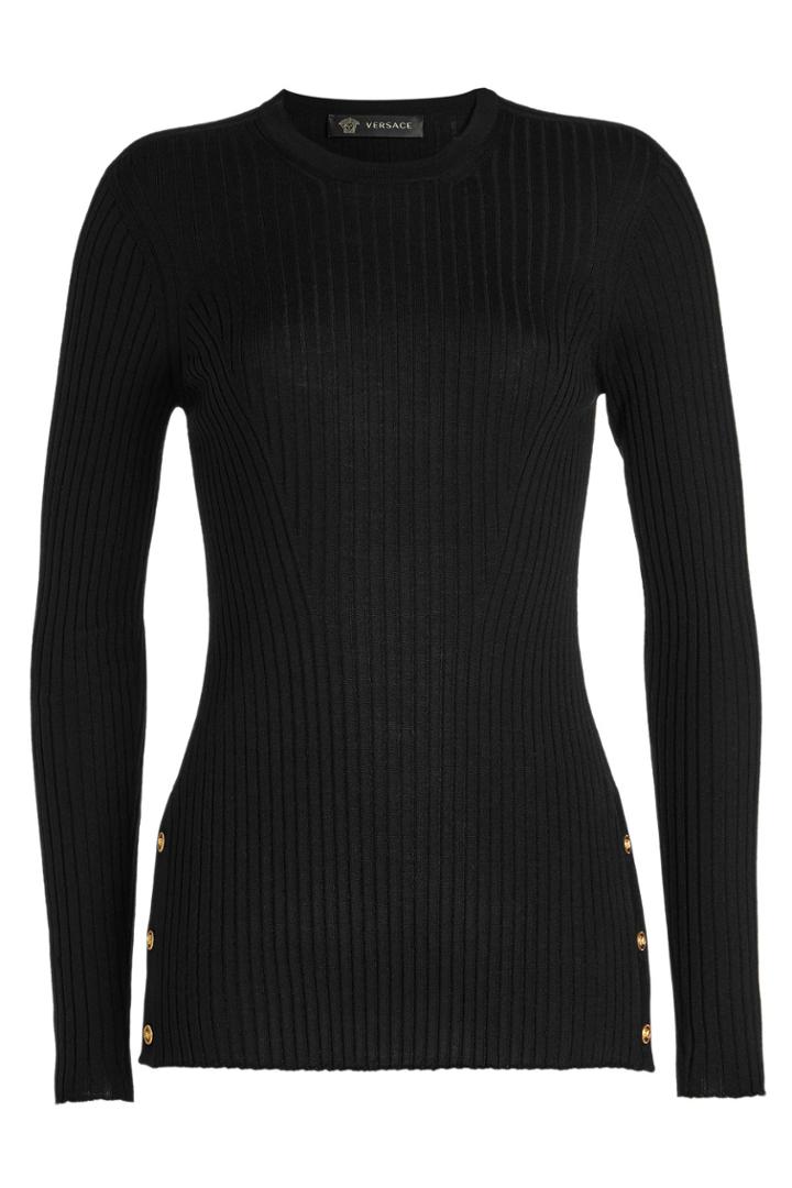 Versace Versace Ribbed Wool Pullover