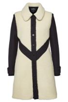 A.p.c. A.p.c. Coat With Virgin Wool And Cotton