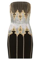 Balmain Balmain Bead Embellished Mini Dress - Black