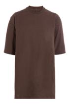 Rick Owens Men Rick Owens Men Long Cotton T-shirt With Silk - None