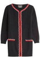 Boutique Moschino Boutique Moschino Cardigan Coat With Braided Trim