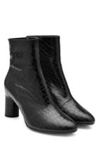 Robert Clergerie Robert Clergerie Embossed Leather Ankle Boots