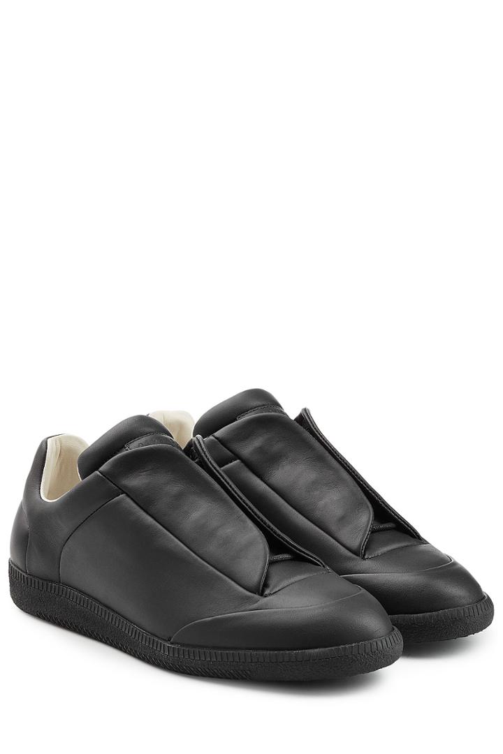Maison Margiela Maison Margiela Future Leather Sneakers - Black