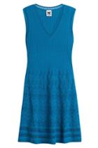 M Missoni M Missoni Sleeveless Wool-blend Dress - Turquoise