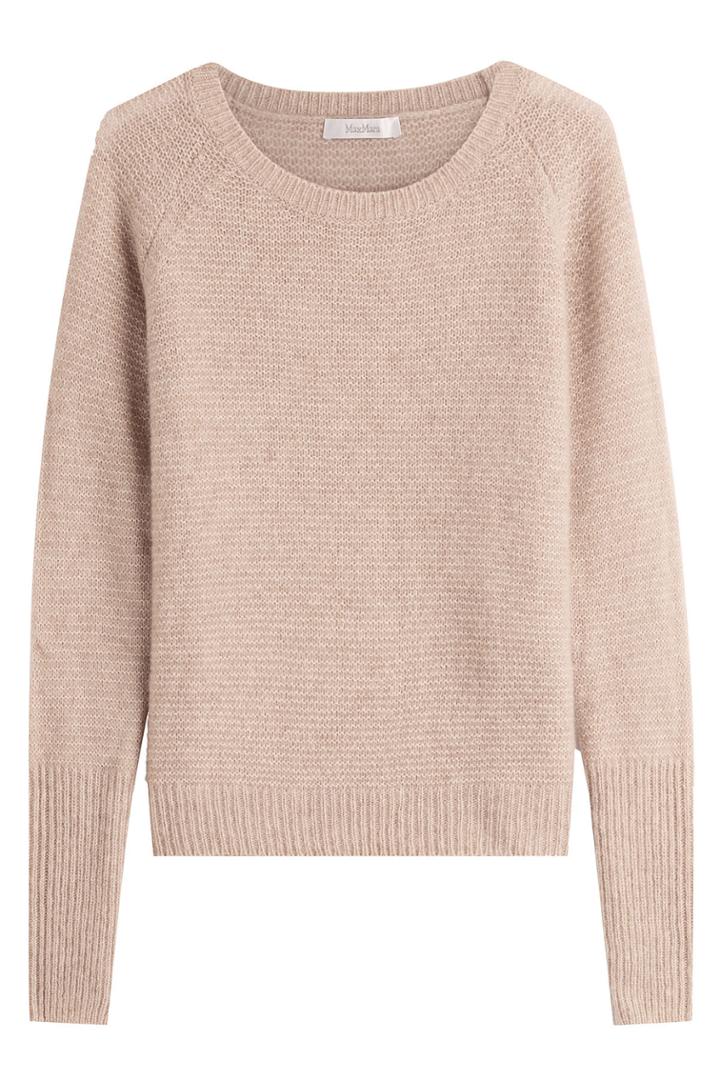 Max Mara Max Mara Cashmere Pullover With Silk - Beige