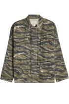 Current/elliott Current/elliott Printed Jacket In Cotton And Linen