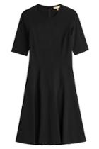 Michael Kors Michael Kors Fit And Flare Dress - Black