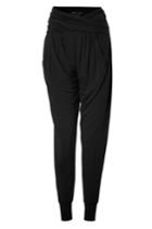 Donna Karan New York Donna Karan New York Harem Pants With Fold-over Waistband - Black
