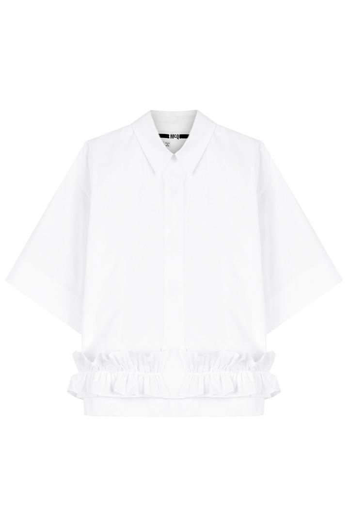 Mcq Alexander Mcqueen Mcq Alexander Mcqueen Ruffle Panel Blouse - White