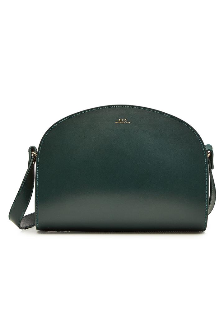 A.p.c. A.p.c. Demi Lune Leather Shoulder Bag