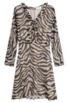 Paul & Joe Paul & Joe Printed Silk Dress - Beige