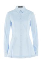 Steffen Schraut Steffen Schraut Stretch Cotton Peplum Button-down