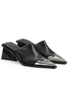 Marques' Almeida Marques' Almeida Leather Mules