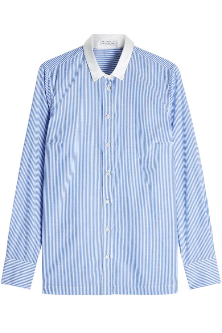 Brunello Cucinelli Brunello Cucinelli Striped Cotton Shirt