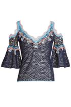 Peter Pilotto Peter Pilotto Knit Top With Crochet Trims