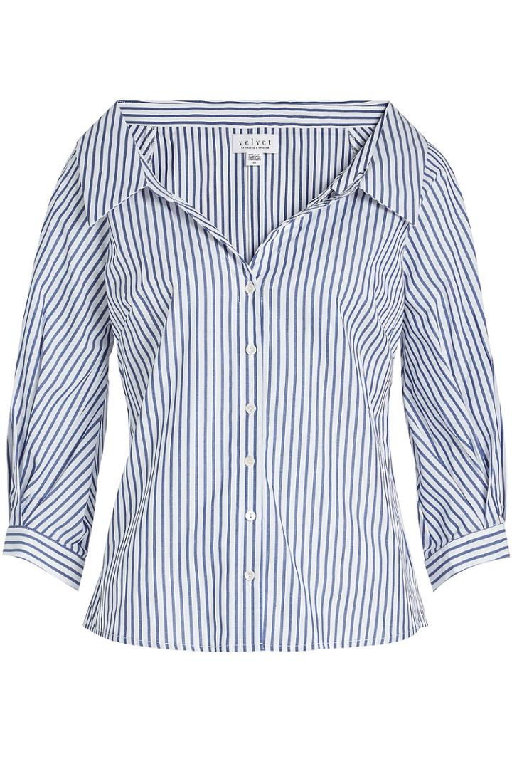 Velvet Velvet Rosetta Striped Blouse