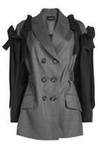 Simone Rocha Simone Rocha Virgin Wool Jacket With Bow Sleeves