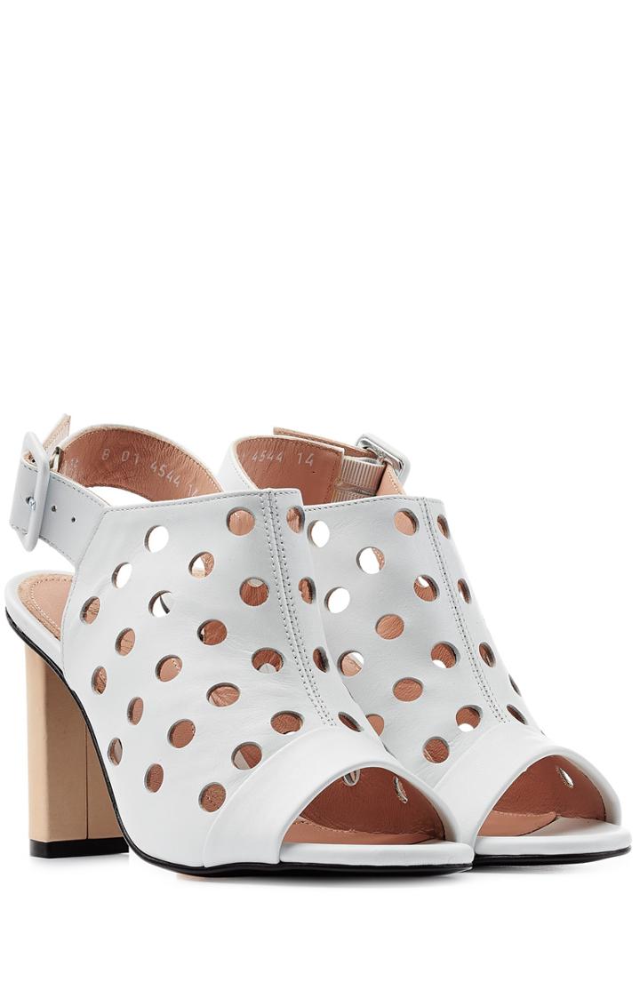 Robert Clergerie Perforated Leather Heels