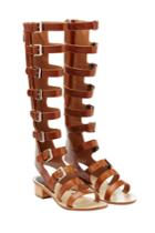 Laurence Dacade Laurence Dacade Halle Leather Gladiator Sandals - Brown