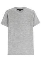 Alexander Wang Alexander Wang Merino Wool And Silk T-shirt - Grey
