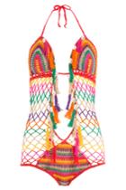 Anna Kosturova Anna Kosturova Aztec Crcohet Monokini - Multicolor
