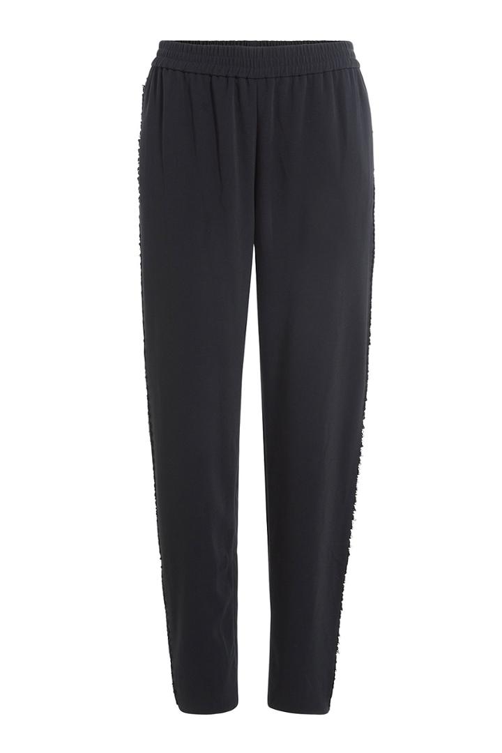 Jonathan Simkhai Jonathan Simkhai Crepe Pants With Side Trim - Black