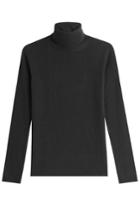 Max Mara Max Mara Virgin Wool Turtleneck Pullover With Cashmere - Black